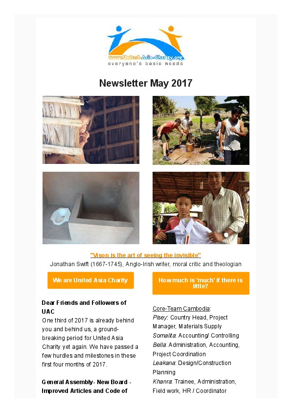 Newsletter May 2017