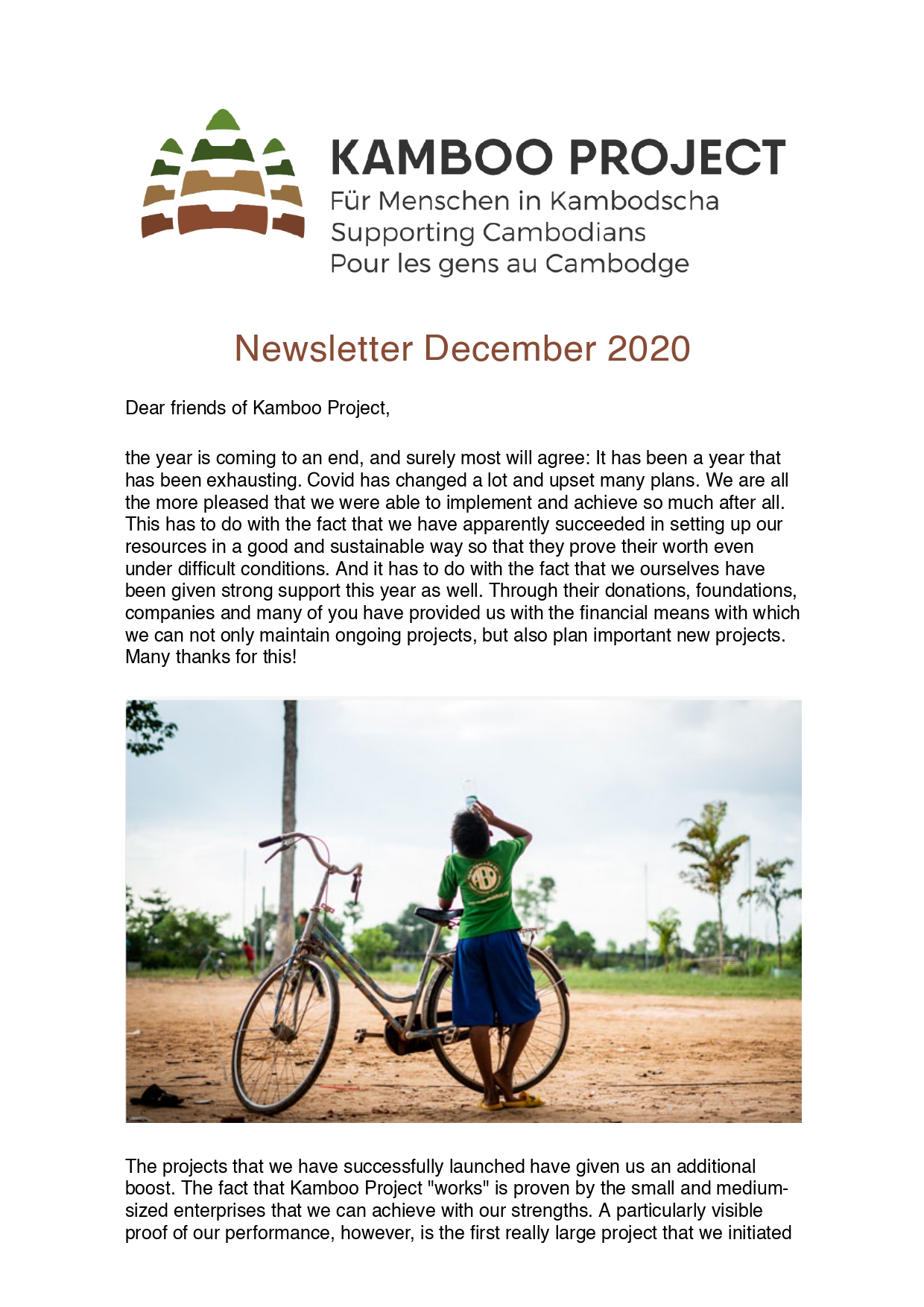 Newsletter December 2020